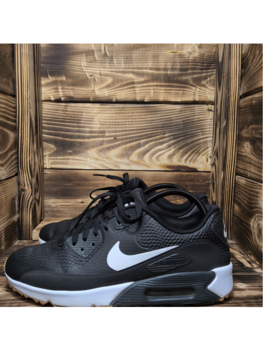 Nike Air Max 90 Golf Black White Gum Men’s Size 8.5 Sneakers Shoes HV9305-001